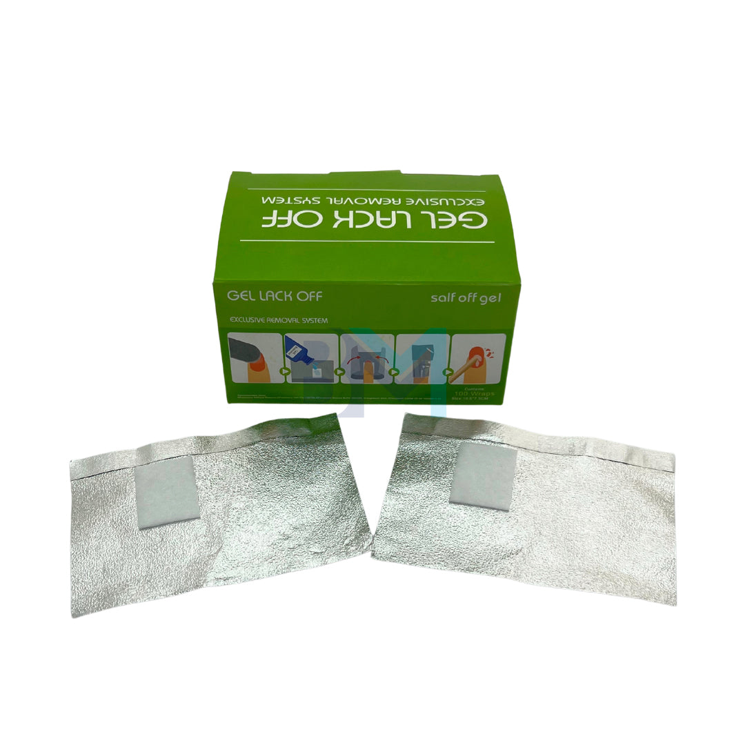 Gel remover strips 100 units
