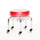 red pedicure stool