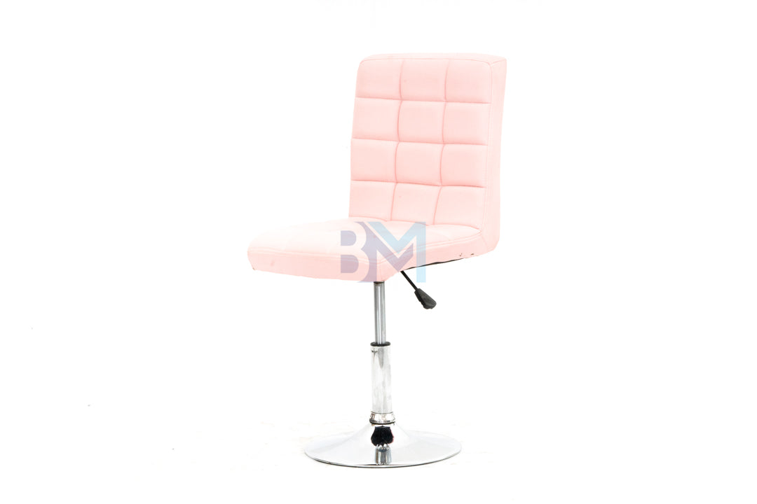 Pink leatherette manicure chair