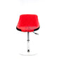 Red and black leatherette manicure chair 