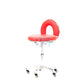 Stool with red back