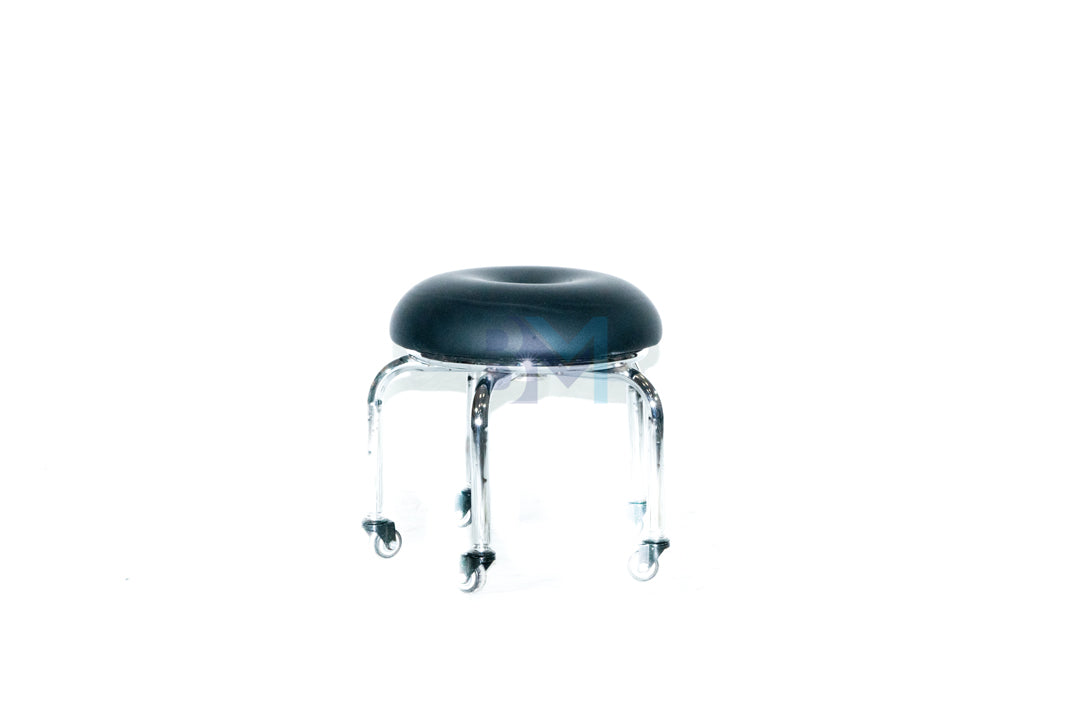 black pedicure stool