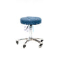 blue checkered stool 
