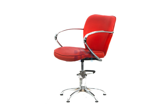 Classic style red barber chair