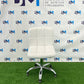 White leatherette manicure chair 