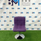 Purple leatherette manicure chair