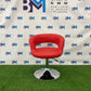 Red leatherette manicure chair