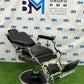 Black and silver barber chair