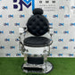 Vintage Black, White and Silver Barber Chair
