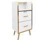 Auxiliary trolley with 2 drawers and 1 shelf