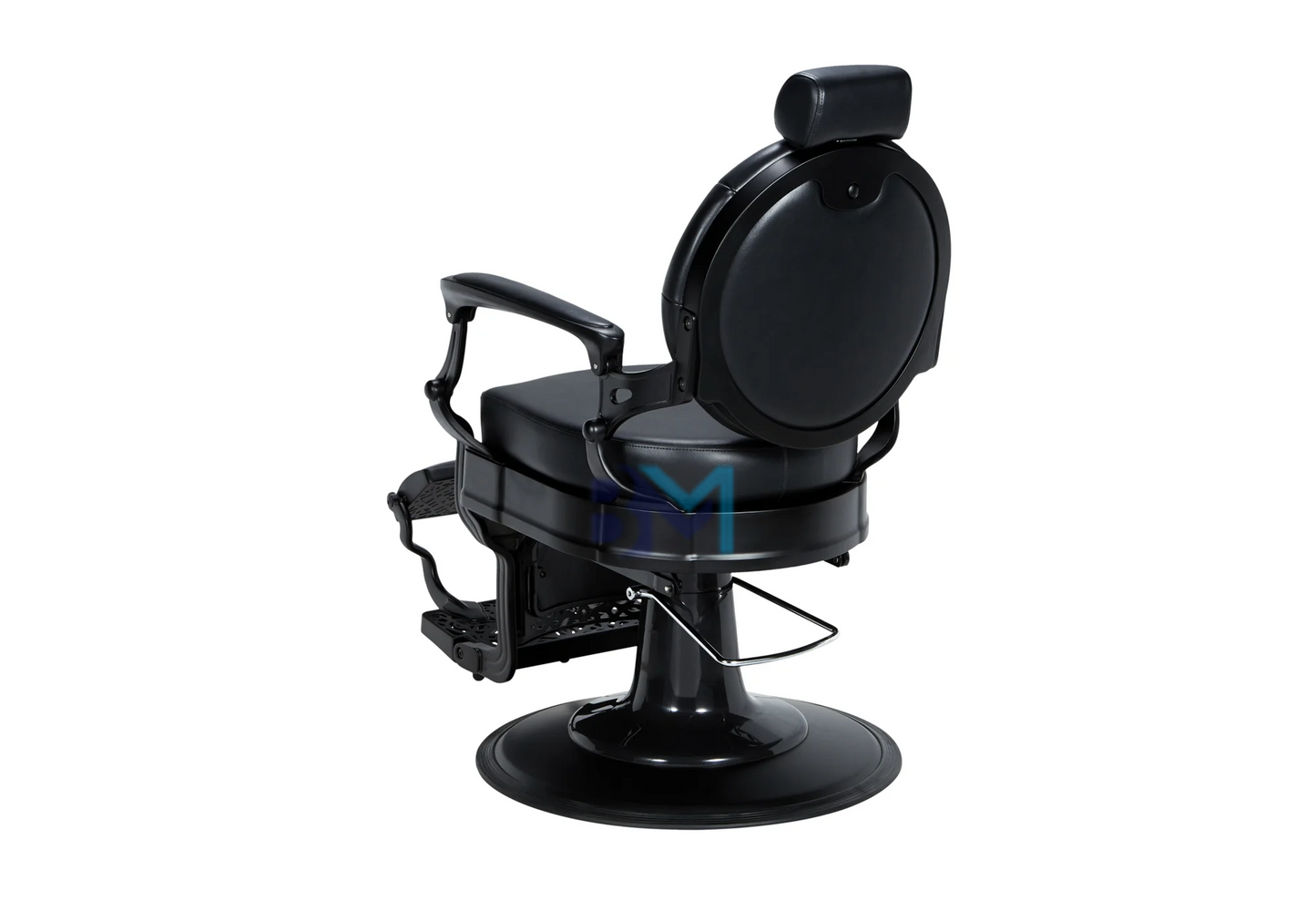 Black vintage barber chair