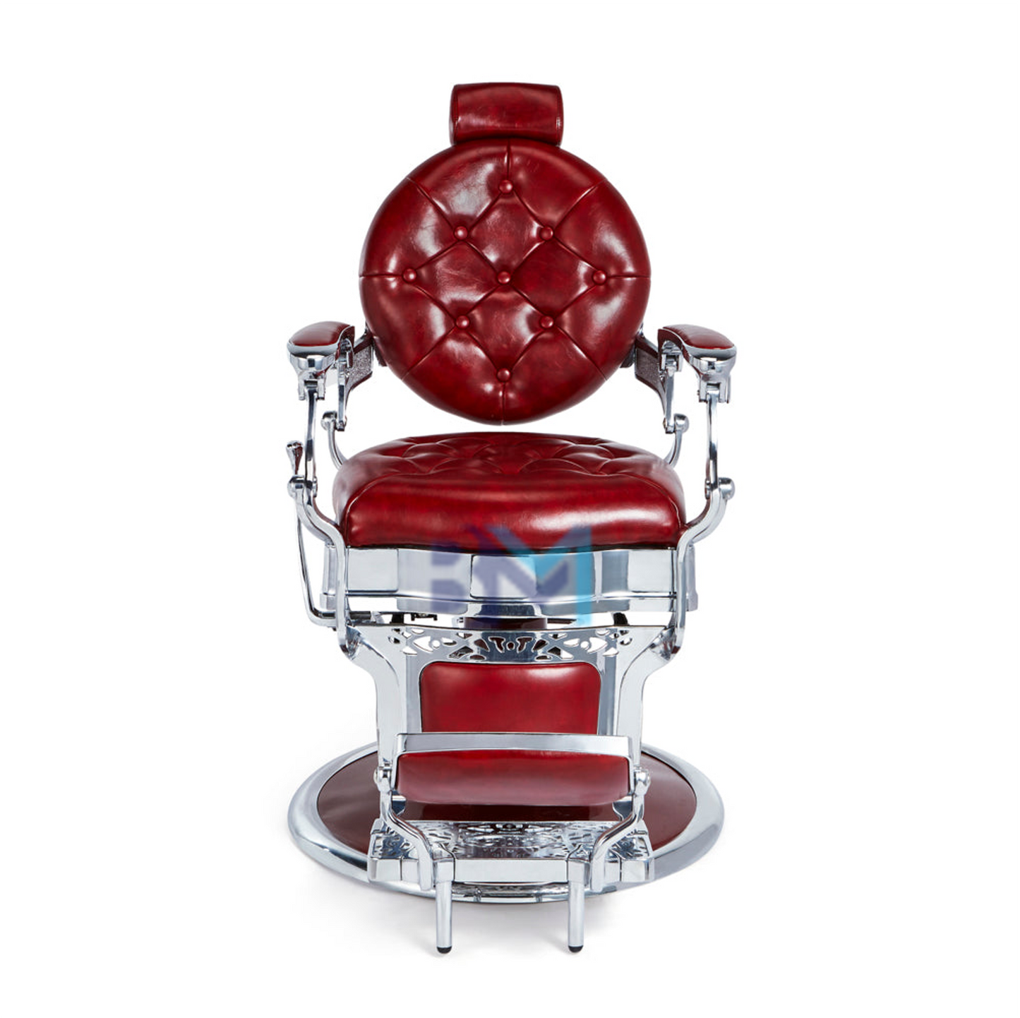 Red and Silver Vintage Barber Chair
