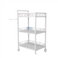 WHITE HAIRDRESSING AUXILIARY CART