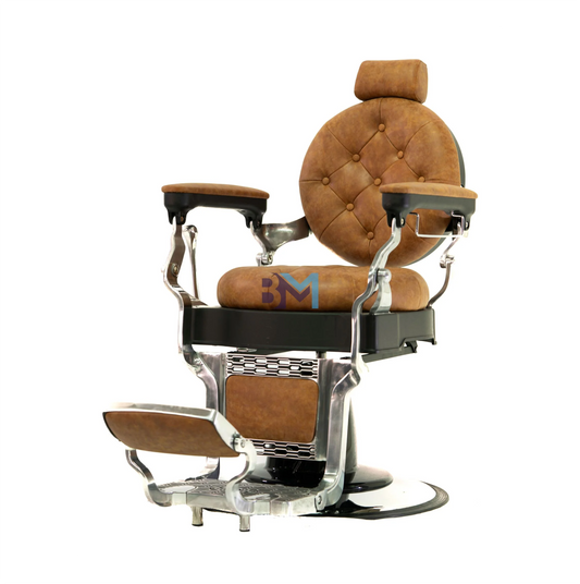Vintage Light Brown Barber Chair