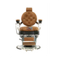 Vintage Light Brown Barber Chair