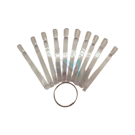 Transparent nail sampler 50 units 