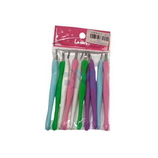 Cuticle remover assorted colors 10 units