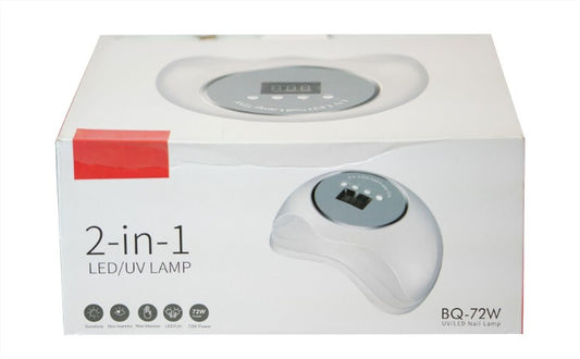 NAIL LAMP WITH UV LED LIGHT TWO IN ONE.
