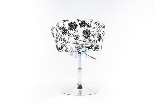 Manicure chair in printed imitation leather