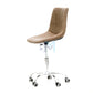 Brown upholstered manicure chair 