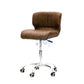 Brown upholstered manicure chair