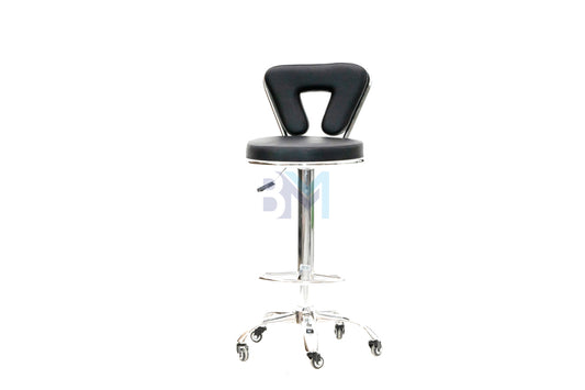 Black back stool