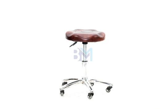 wine colored stool 