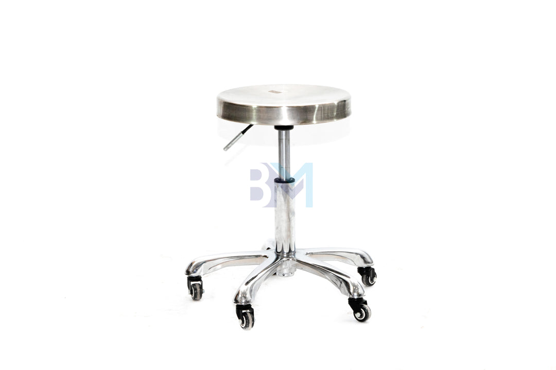 metallic stool