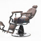 Brown vintage barber chair
