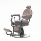 Brown vintage barber chair