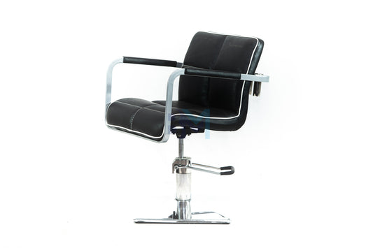 Classic black barber chair