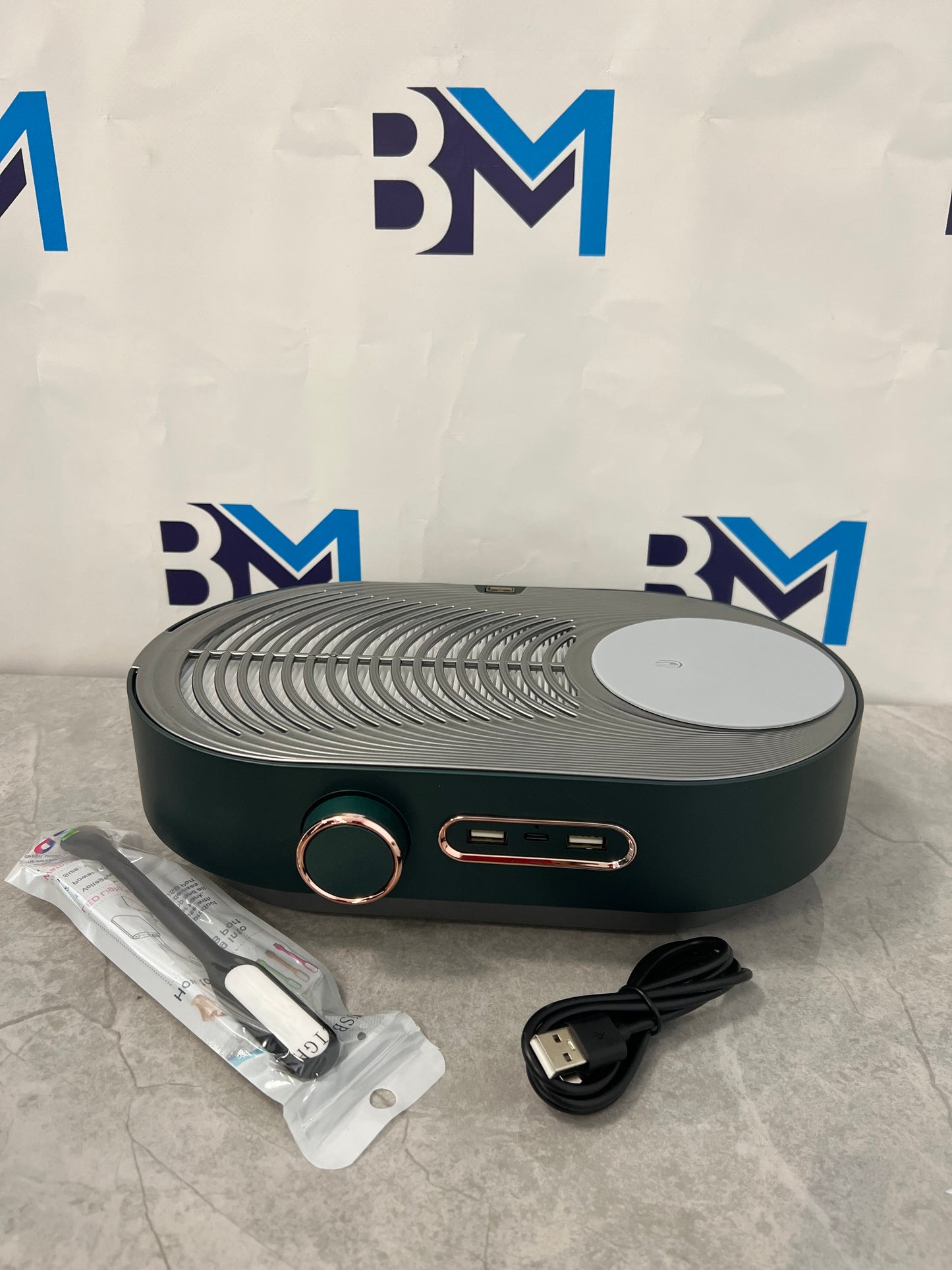 Nail Dust Vacuum Cleaner with Light 