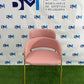 Pink leatherette manicure chair 