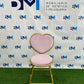 Manicure chair with heart-shaped back 